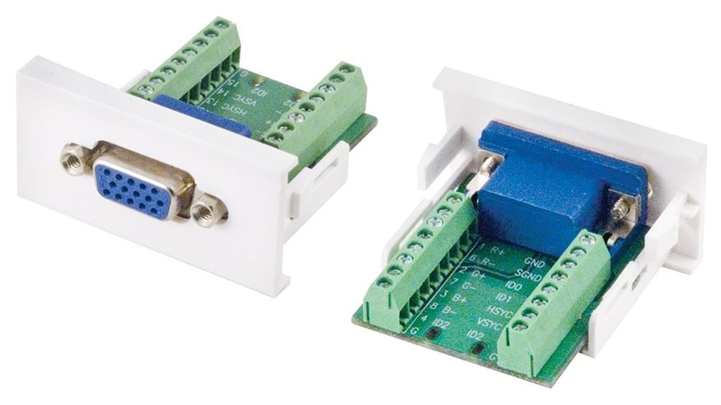 Roseta VGA 1 conector conectores Hembra