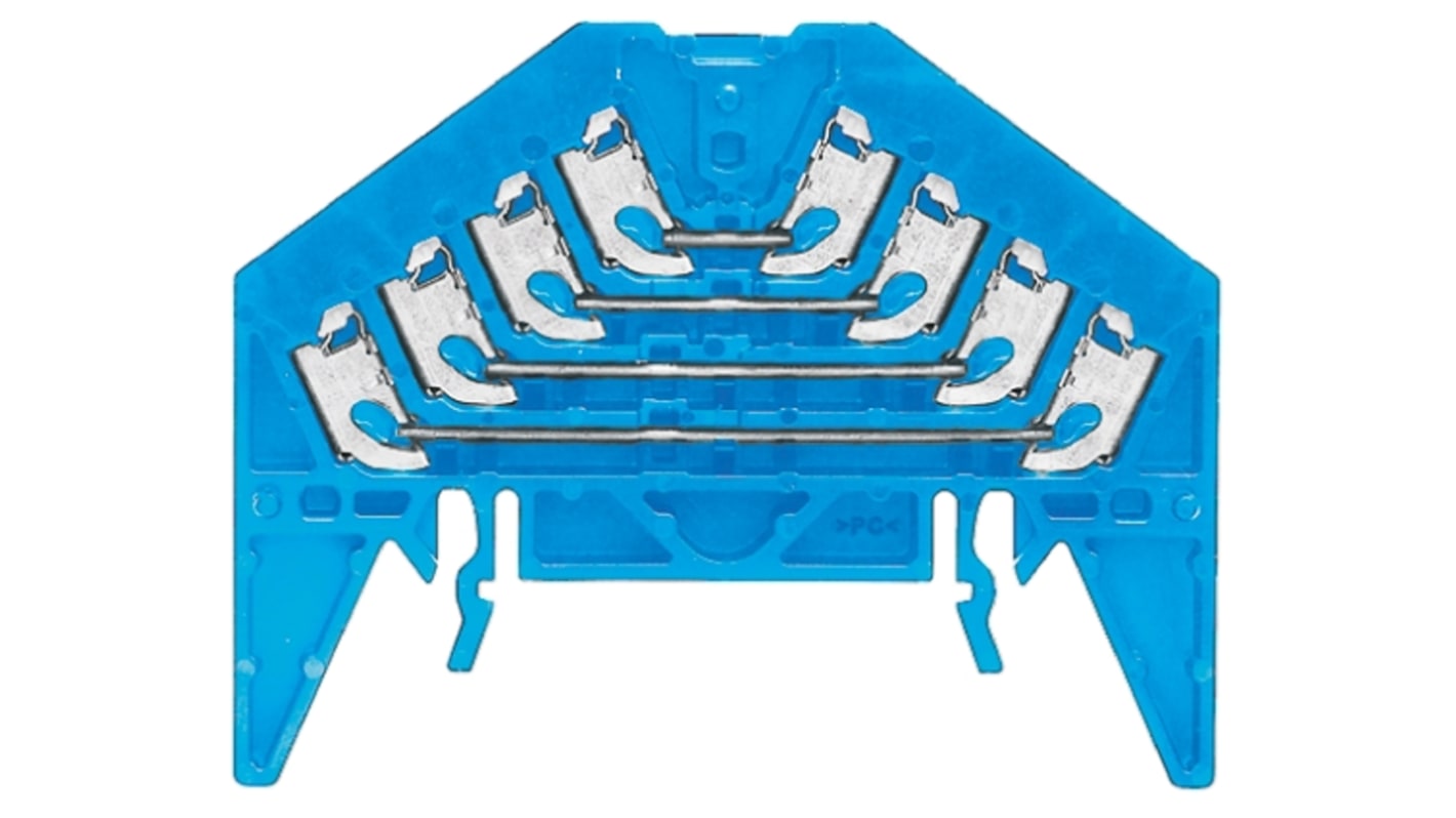 1173920000 Weidmuller P Series Blue Standard Din Rail Terminal, 1