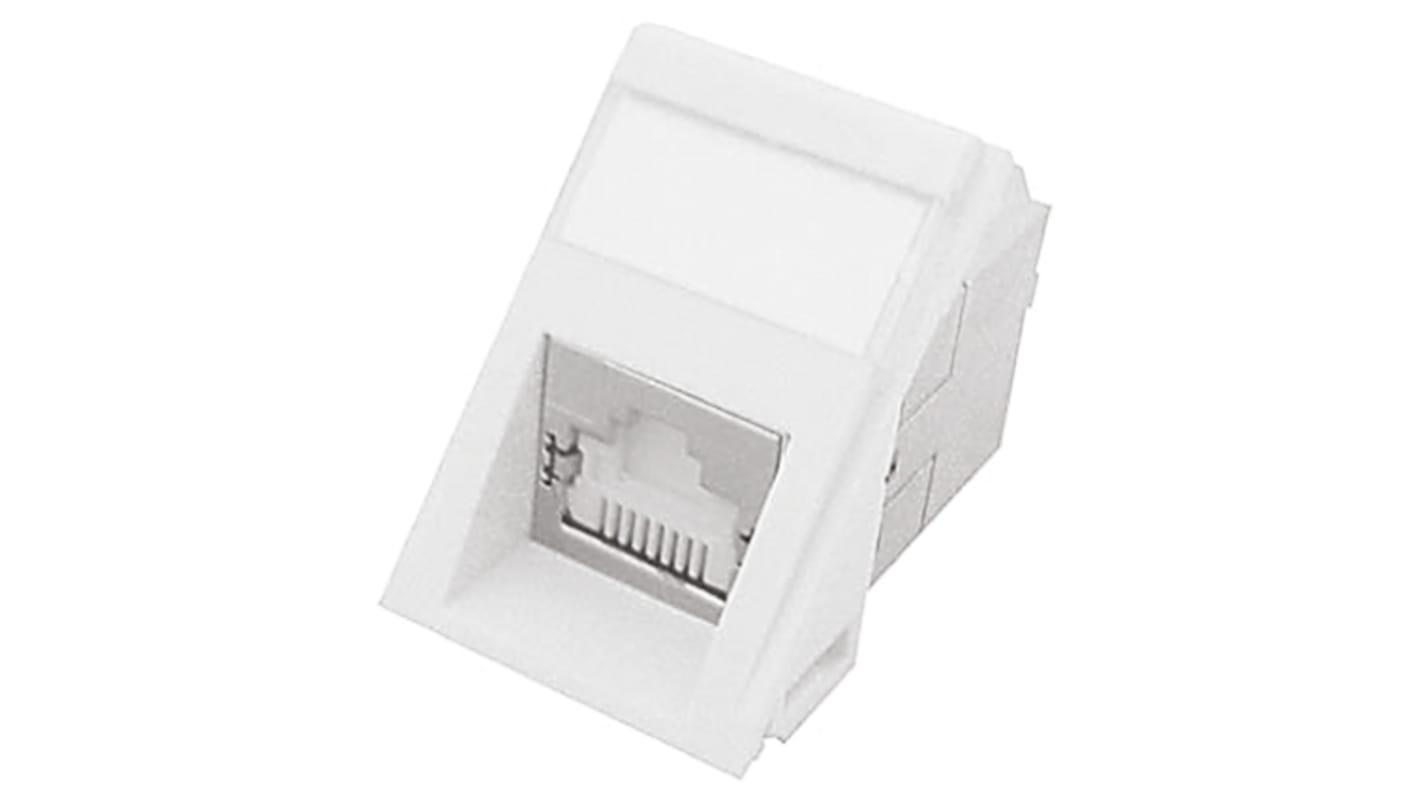 Connecteur RJ45 cat 6a Molex Premise Networks série PowerCat MOD-SNAP III Femelle, STP Incliné