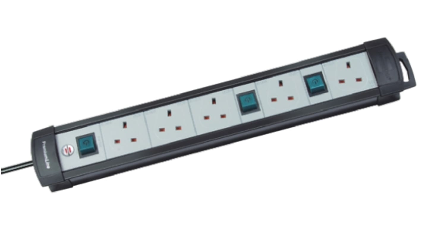 brennenstuhl 3m 5 Socket Type G - British Extension Lead, 230 V, IP20