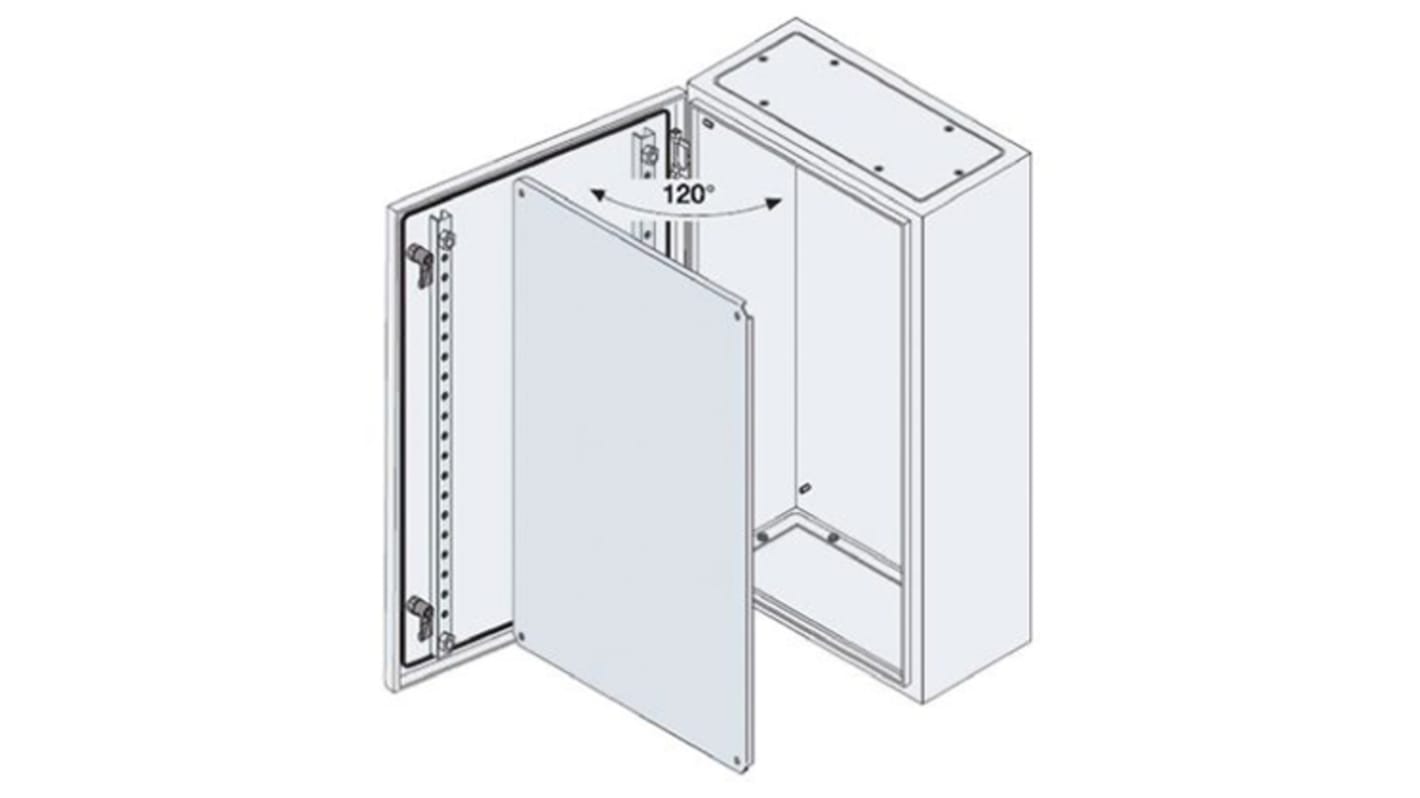 ABB SR2 Monobloc Stahl Wandgehäuse Grau IP65, HxBxT 500 mm x 300 mm x 200mm