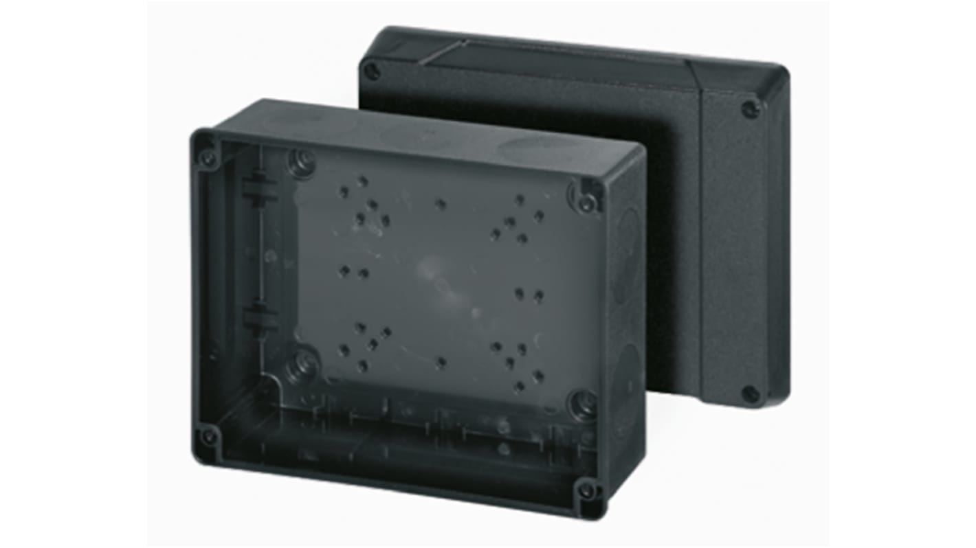 HENSEL DK Series Black Thermoplastic Junction Box, 160 x 200 x 98mm
