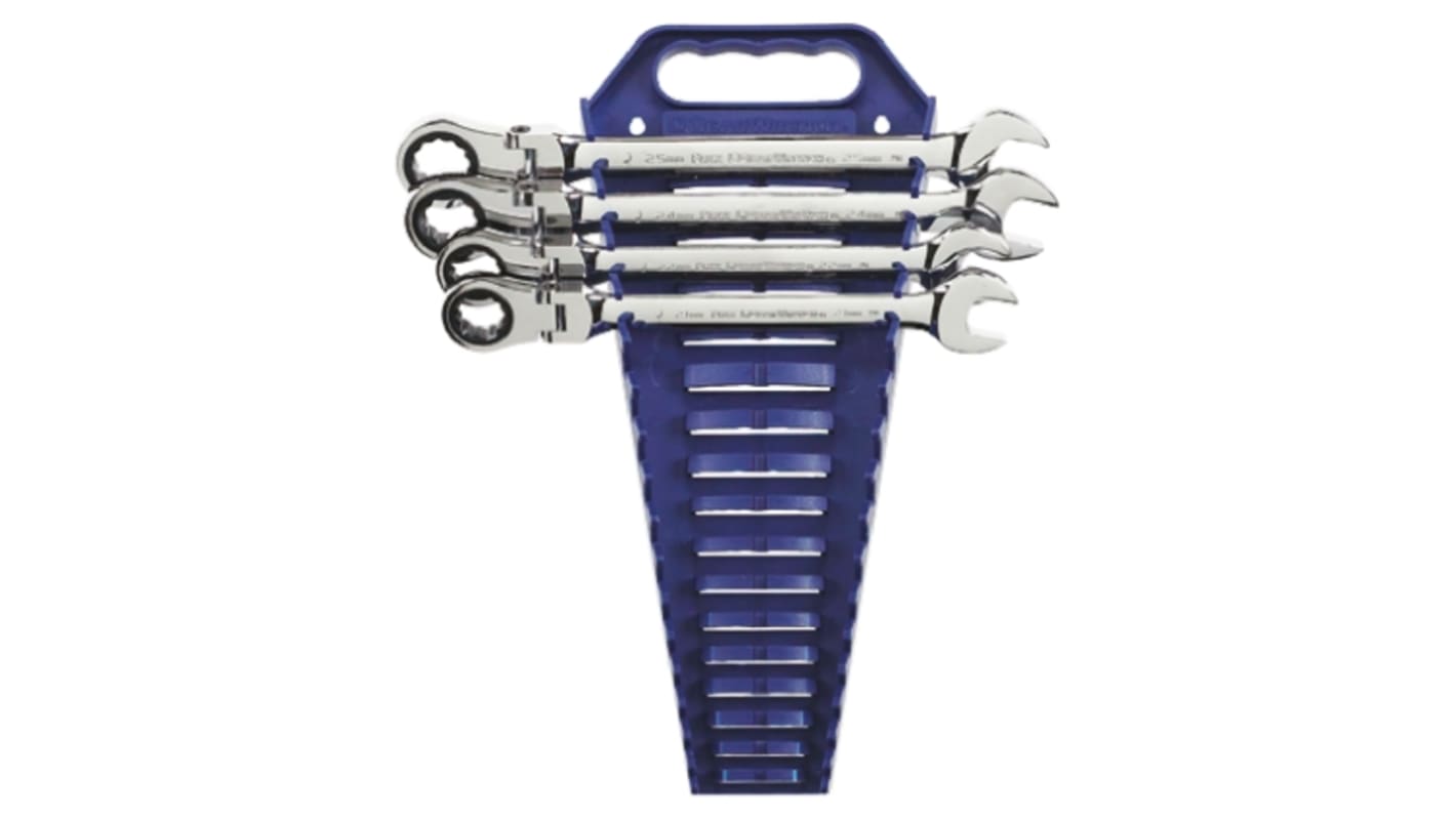 Gear Wrench 4-Piece Spanner Set, 21 → 25 mm