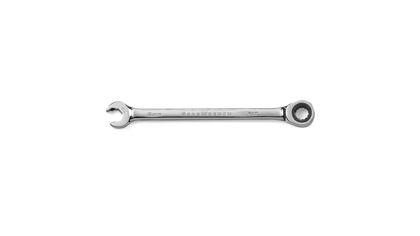 Chiave combinata a cricchetto GearWrench, 8 mm, lungh. 5,5 poll.