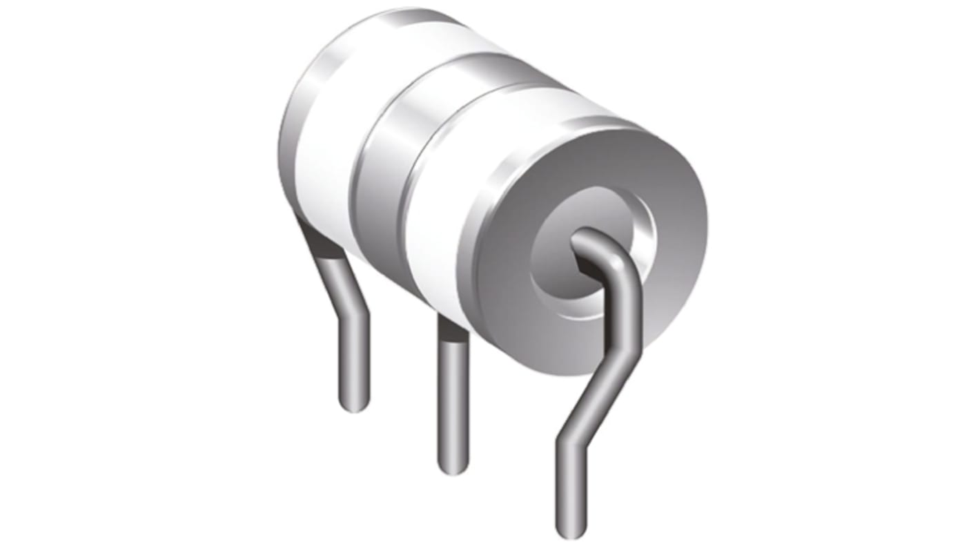 Bourns 2056 Gasentladungsableiter, 3 Elektroden Gasentladungsrohr, 5kA, 90V, Impuls 850V, +85°C, Radial, 6.3 (Dia.) x