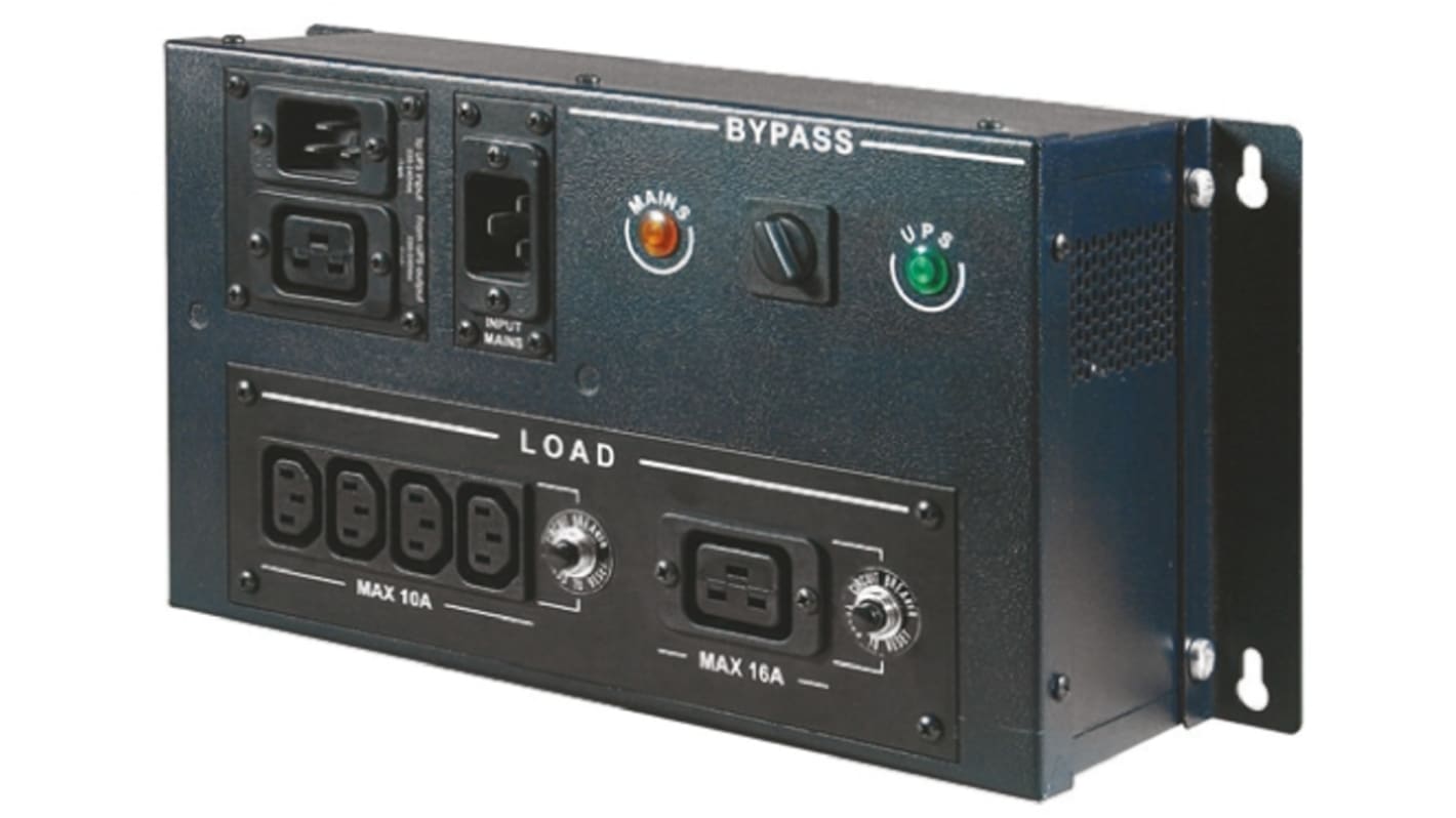 Riello UPS áthidaló kapcsoló, használható: (Dialog Dual 3k3VA-4kVA, Dialog Plus 200ER, DLP 300S/300ER)-hez