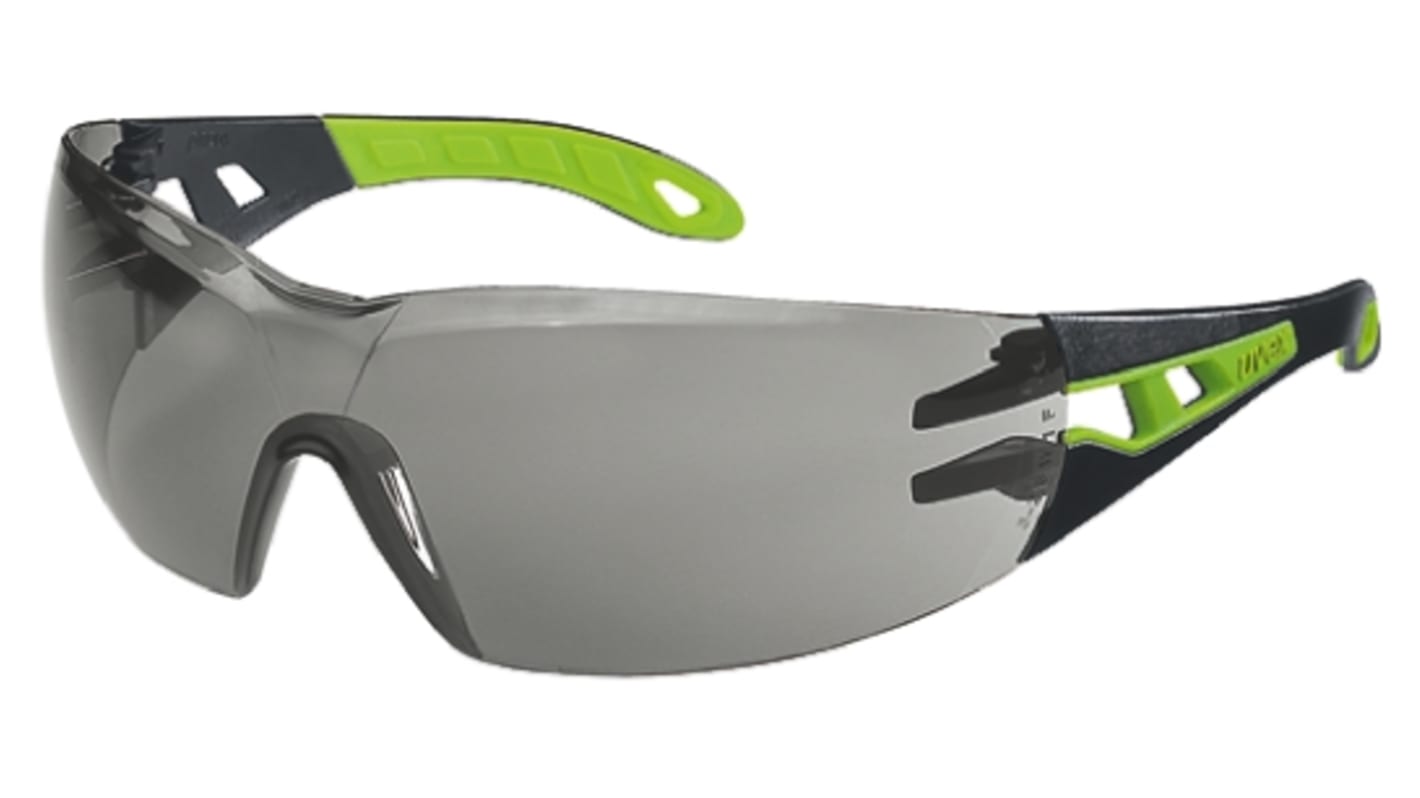 Uvex 9192 Anti-Mist UV Safety Glasses, Grey Polycarbonate Lens, Vented