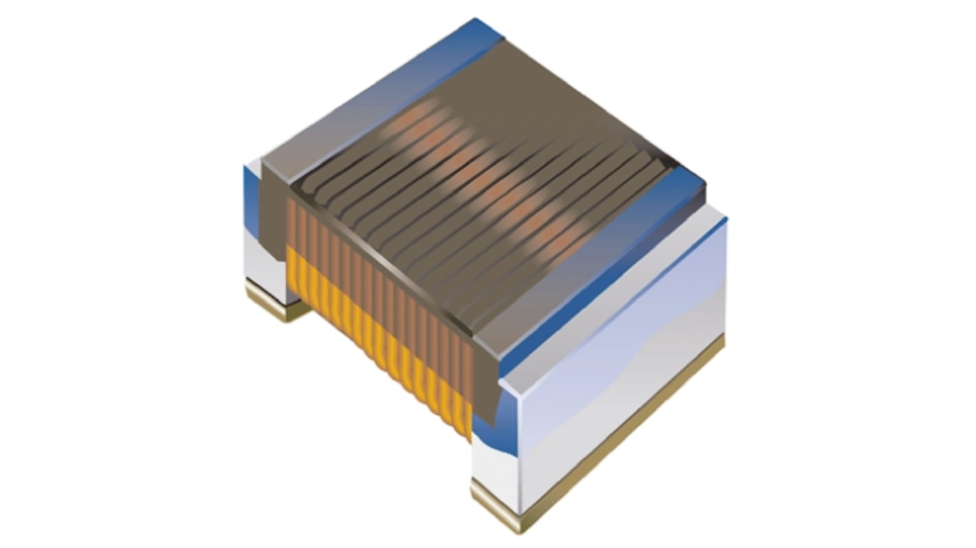 Inductance bobinée CMS 8,2 nH, 680mA max , 0402 (1005M), dimensions 1 x 0.55 x 0.5mm, série CW100505