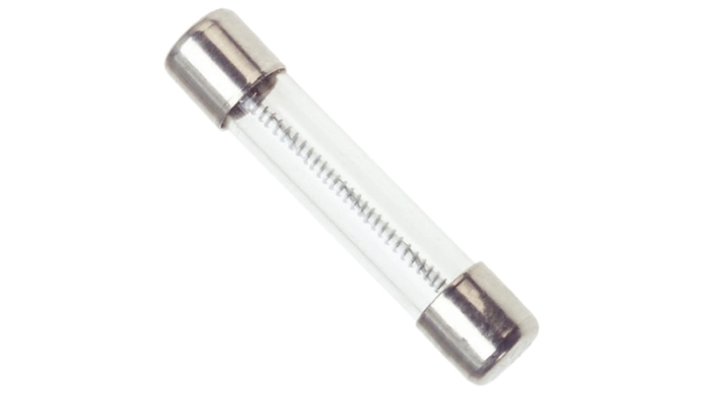 Littelfuse 6.25A T Glass Cartridge Fuse, 6.3 x 32mm