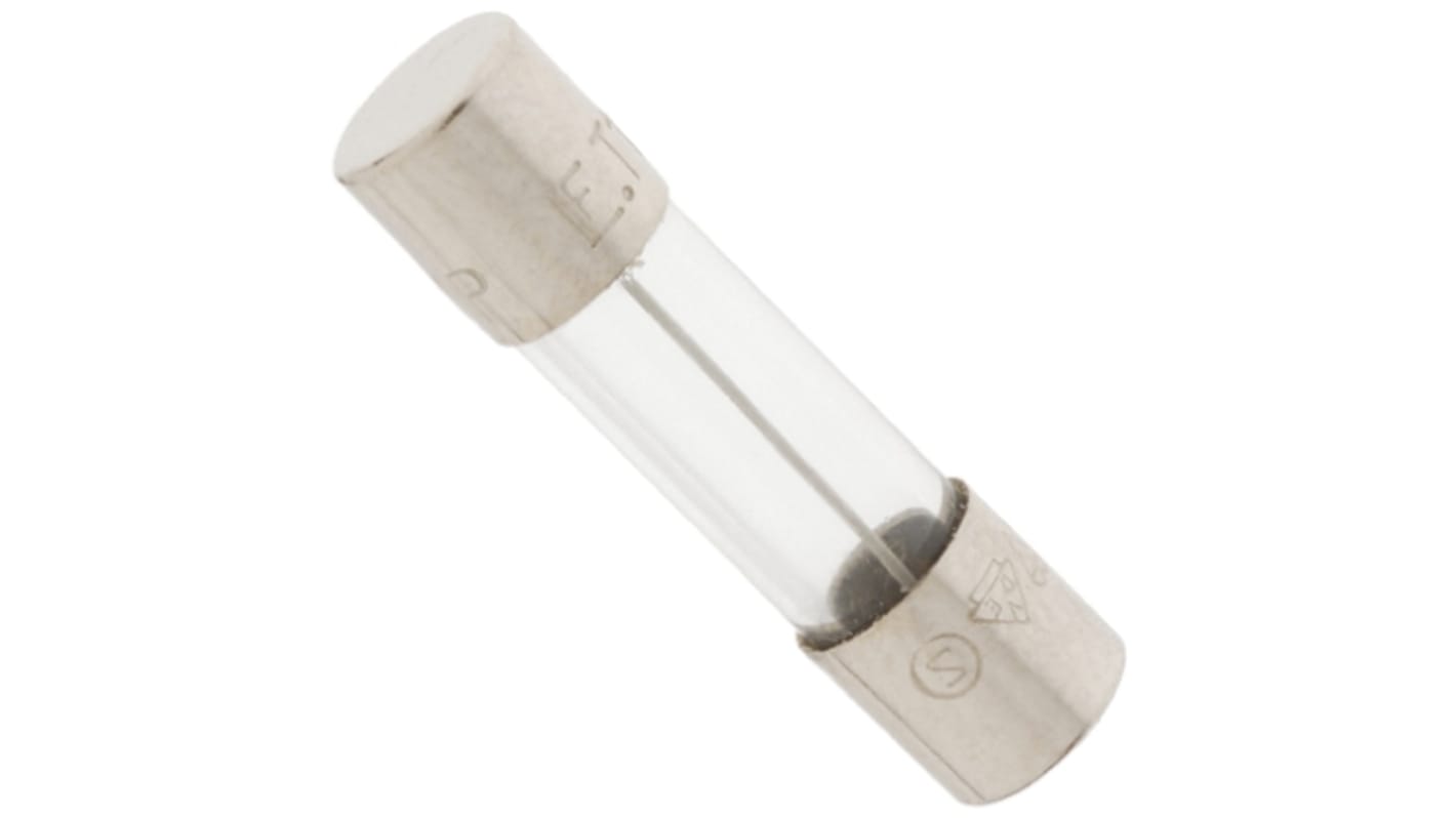 Littelfuse 2.5A F Glass Cartridge Fuse, 5 x 20mm