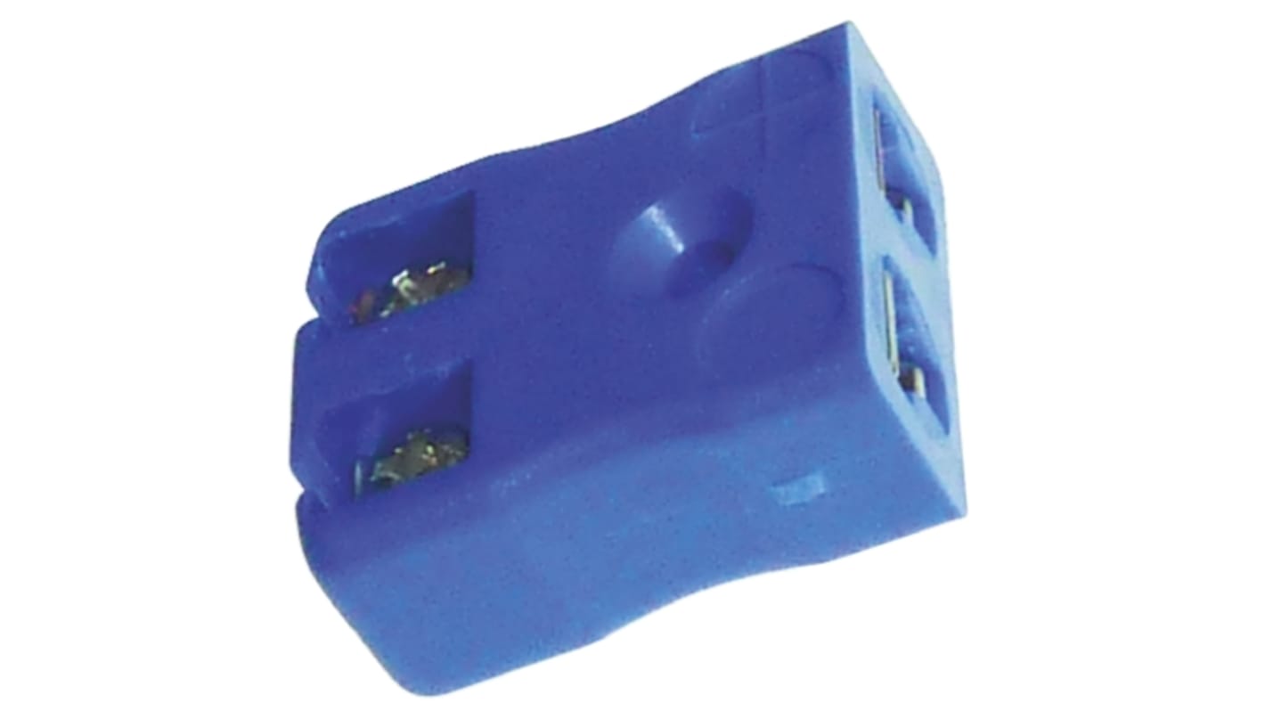 Conector hembra RS PRO para Termopar tipo T de color Azul