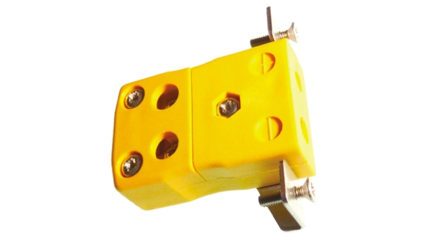 RS PRO Quickwire Panel Mount Thermocouple Connector for Use with Type K Thermocouple, Standard Size, ANSI Standard