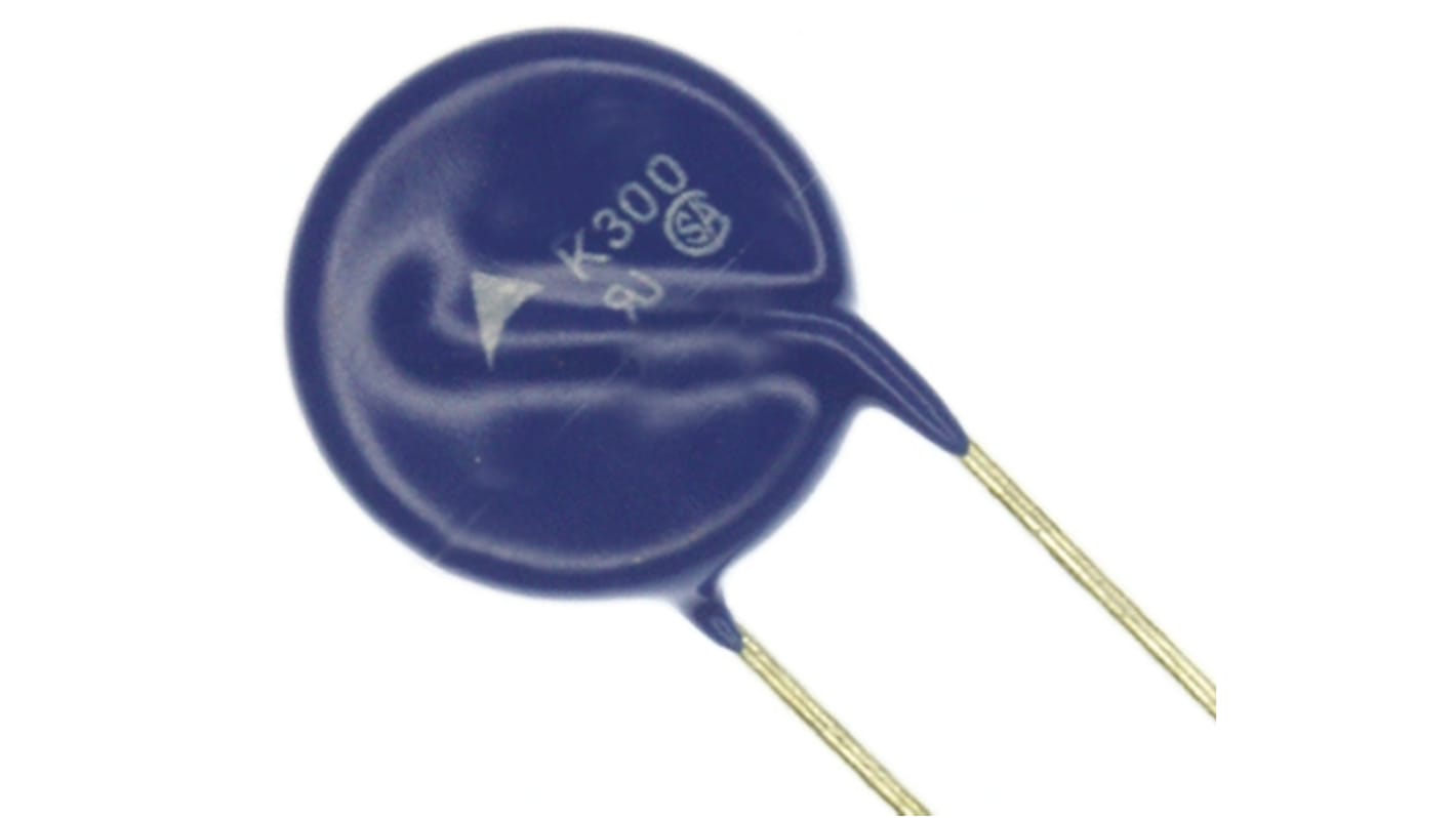 EPCOS, S14 Metal Oxide Varistor 300pF 6000A, Clamping 1355V, Varistor 820V
