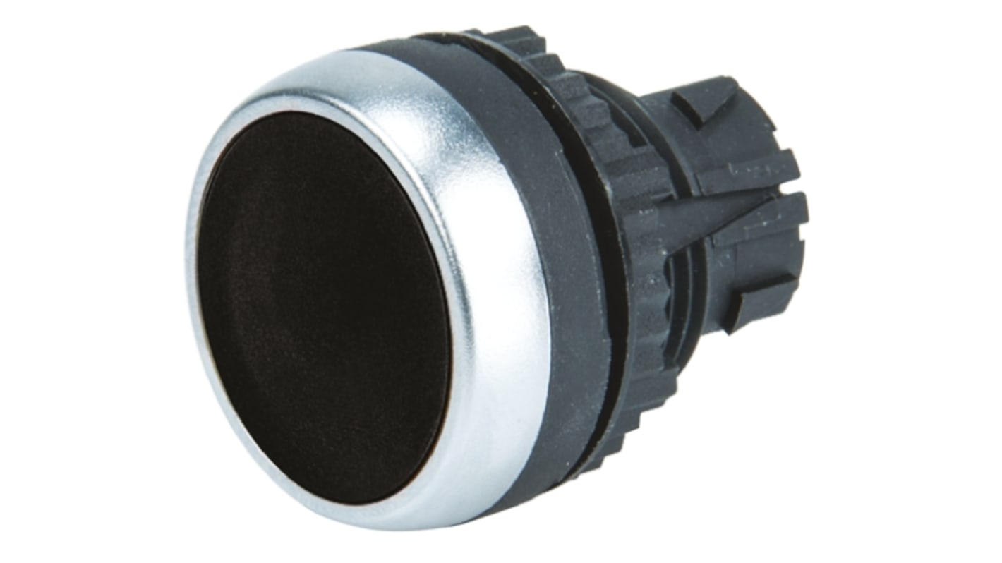 BACO Black Spring Return Push Button Head, 22mm Cutout, IP66