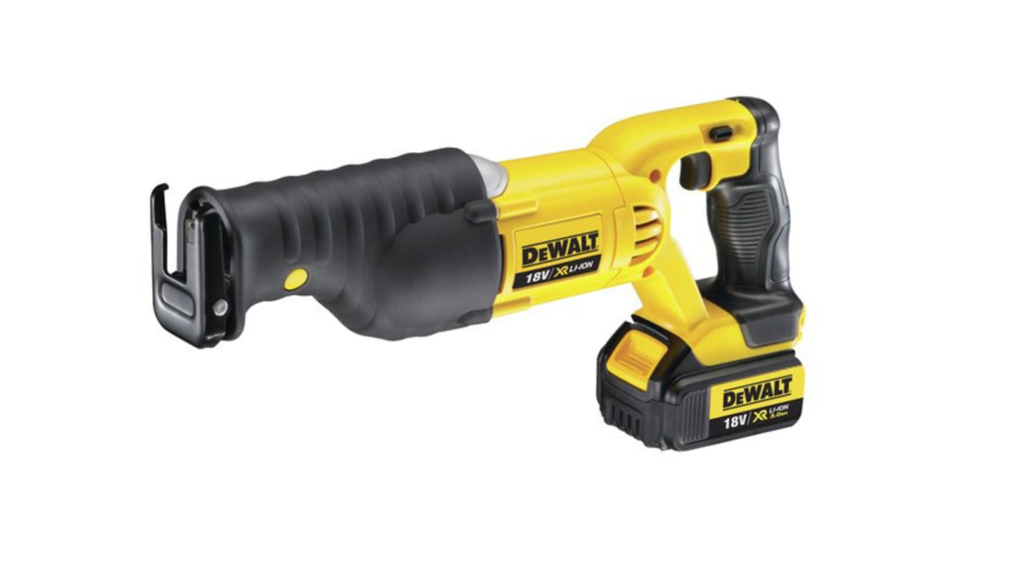 DeWALT Akkumulátoros kardfűrész, 18V/2 x 18v x 4Ah