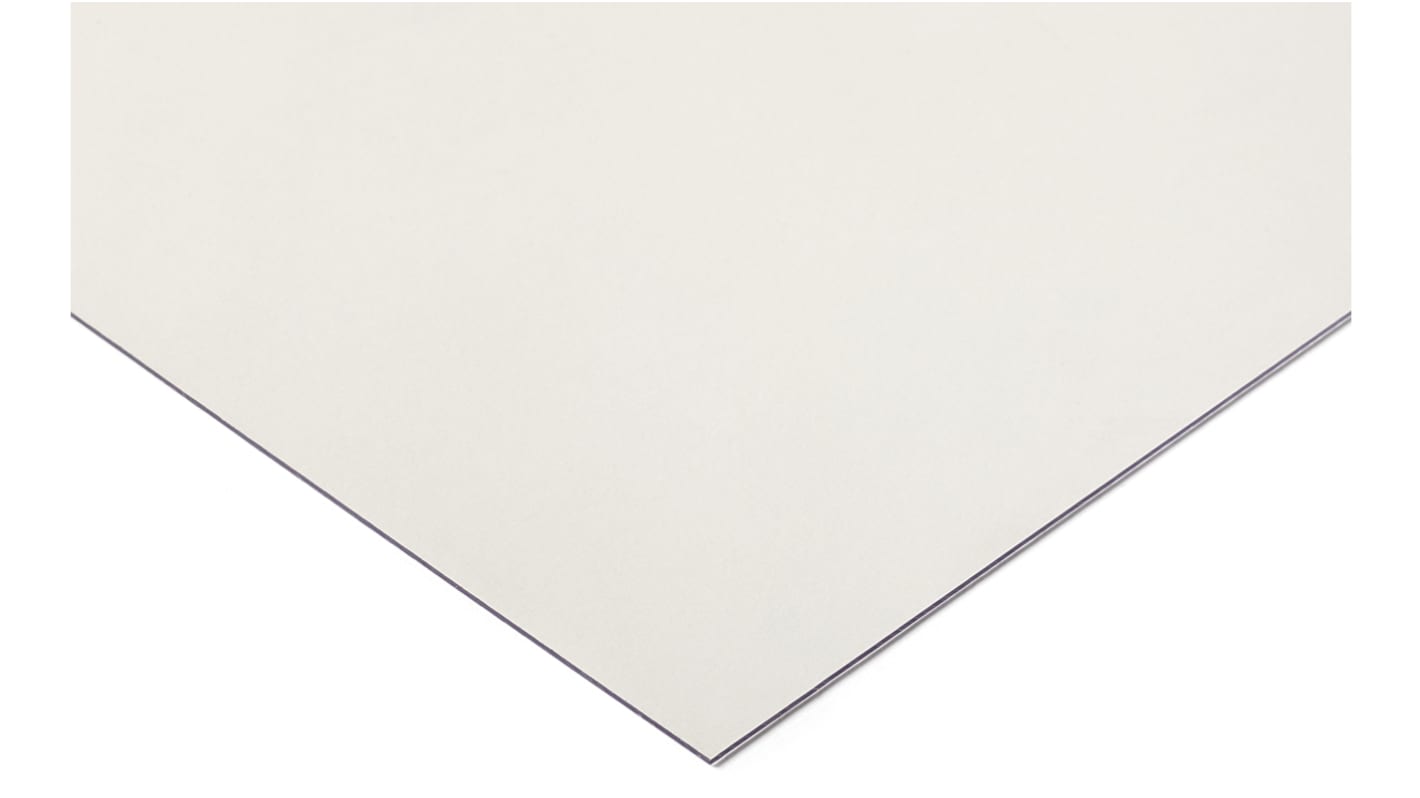 Foglio di plastica Tipo pieno RS PRO in PC, Chiaro, 305mm x 625mm x 1.5mm