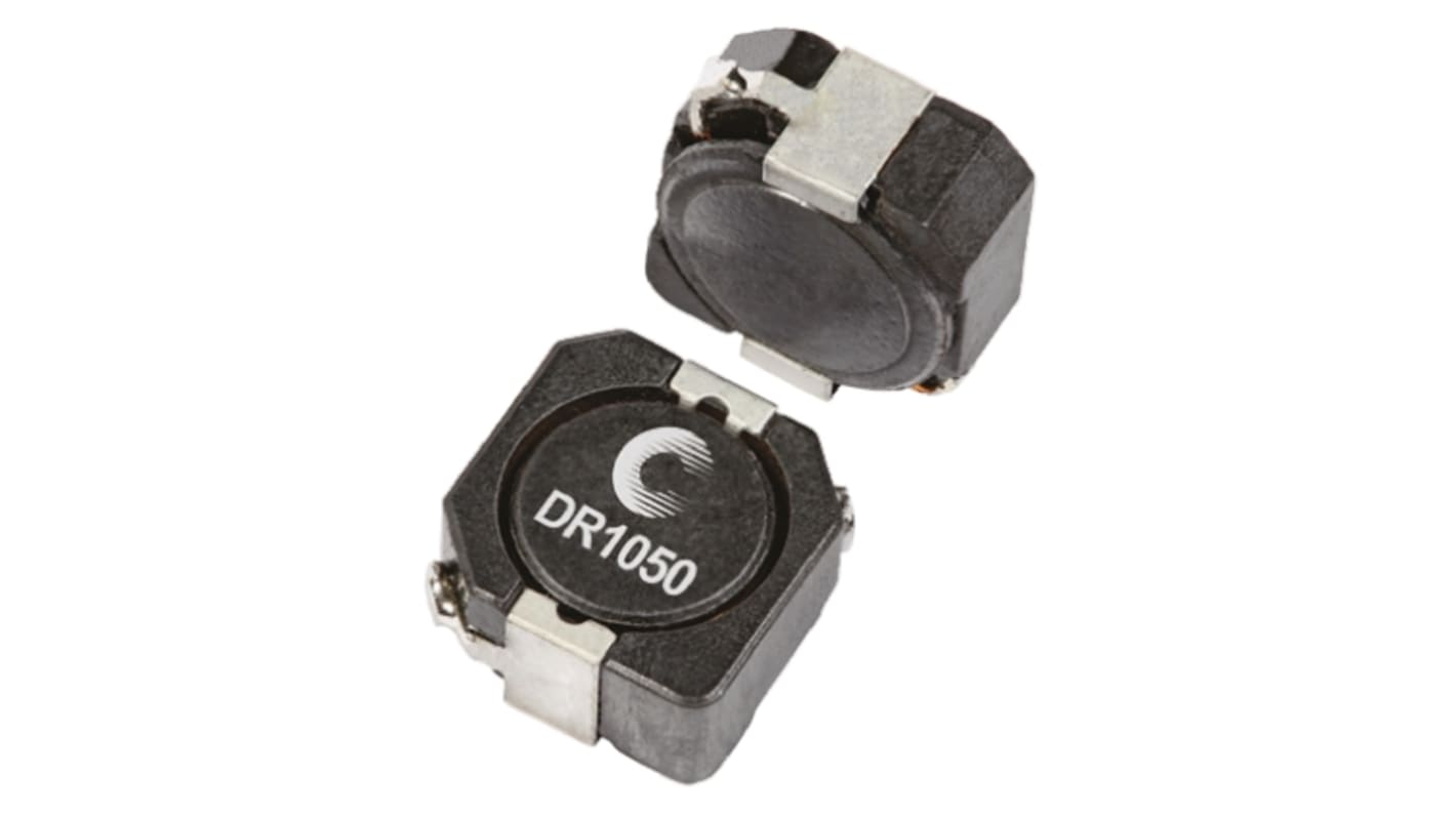 Eaton, , 1050 Shielded Wire-wound SMD Inductor with a Ferrite Core, 18 μH ±30% Wire-Wound 3.39A Idc