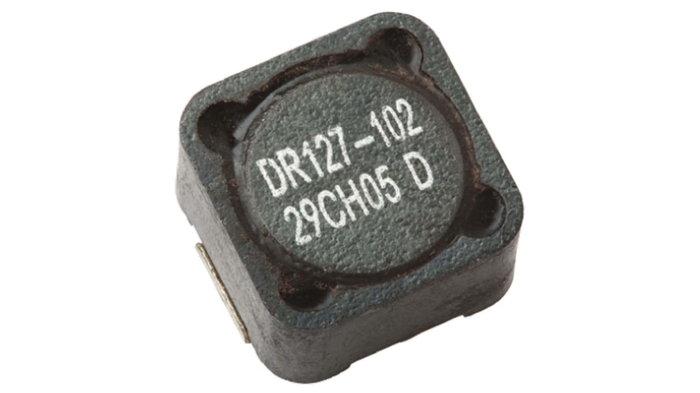 Eaton, , 0127 Shielded Wire-wound SMD Inductor with a Ferrite Core, 150 μH ±20% Wire-Wound 3.01A Idc