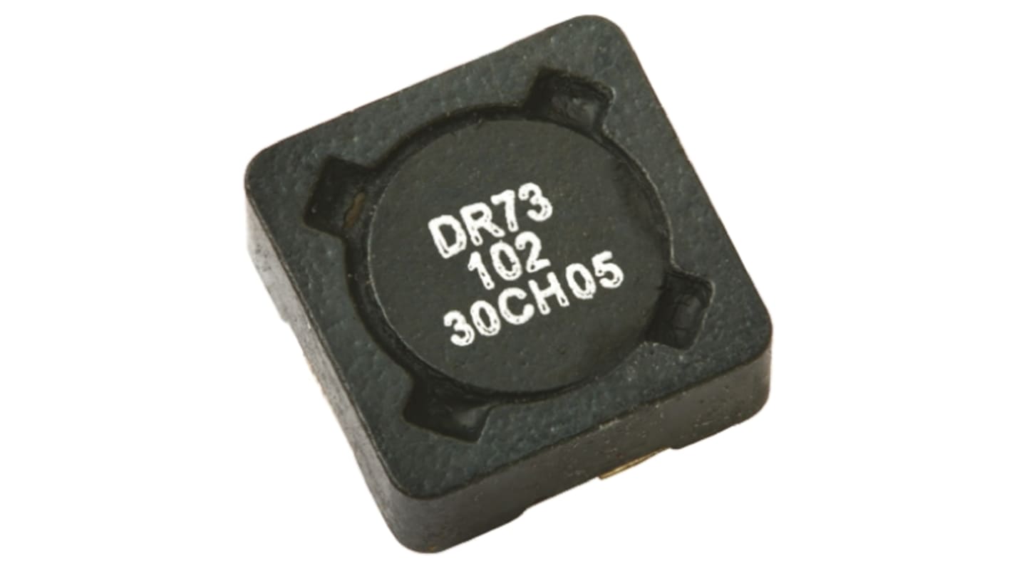 Eaton Bussmann Series, DR, 0703 Shielded Wire-wound SMD Inductor with a Ferrite Core, 22 μH ±20% Wire-Wound 1.67A Idc