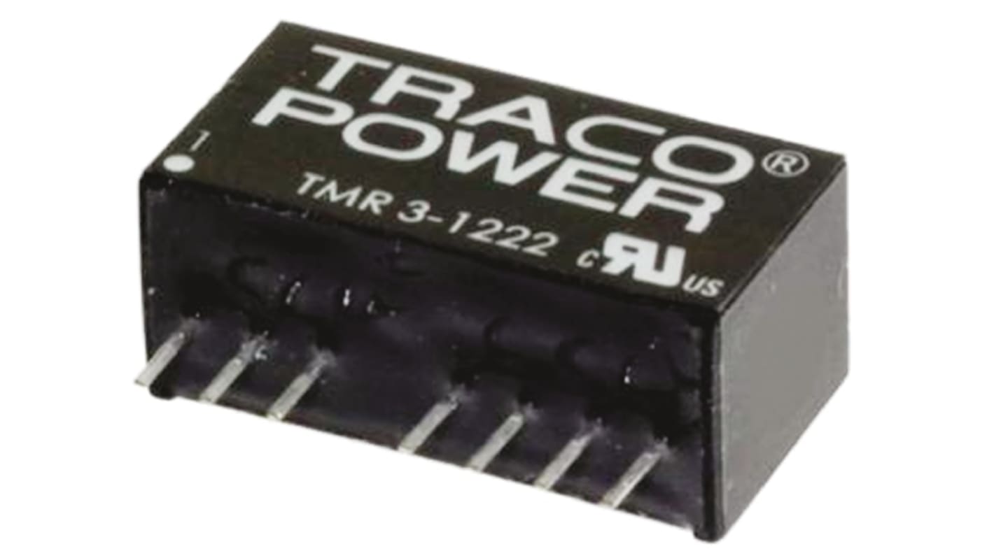 TRACOPOWER TMR 3HI DC-DC Converter, ±5V dc/ ±300mA Output, 9 → 18 V dc Input, 3W, Through Hole, +85°C Max Temp