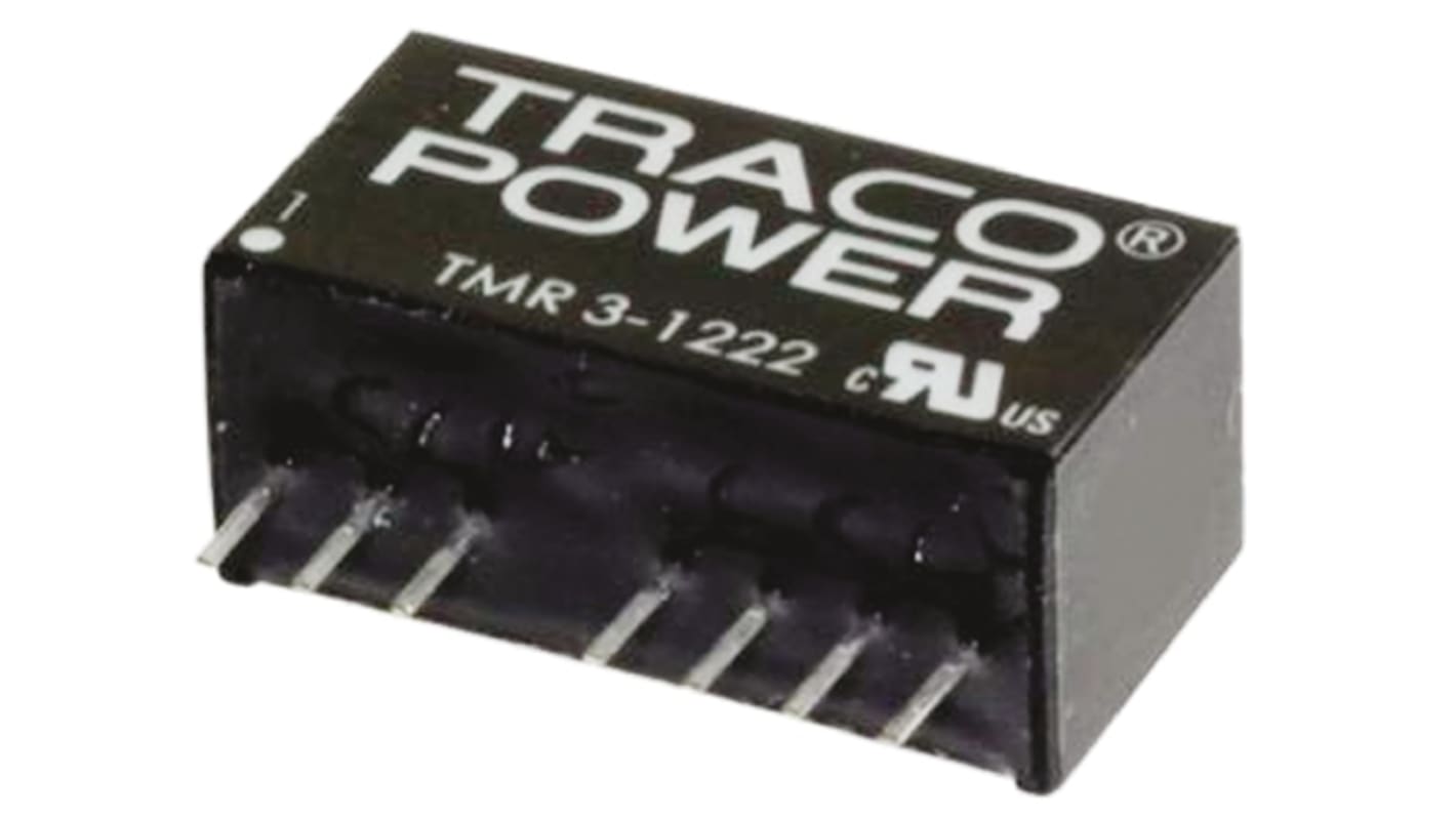 TRACOPOWER DC-DCコンバータ Vout：±5V dc 9 → 18 V dc, 3W, TMR 3-1221HI