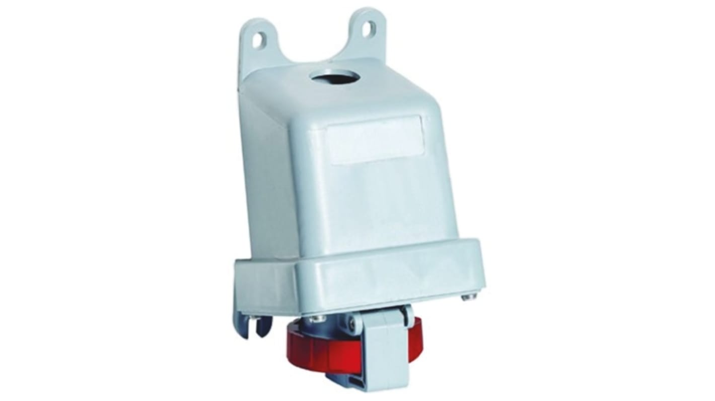 ABB IP67 Red Wall Mount 3P + N + E Industrial Power Socket, Rated At 16A, 415 V