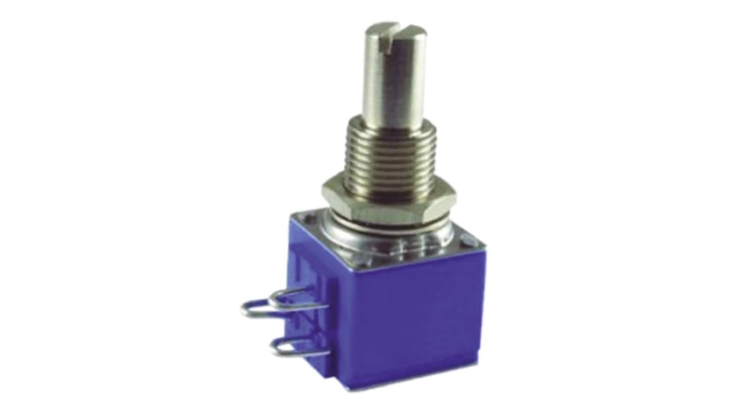 Bourns 82, Tafelmontage Endlos  Dreh Potentiometer 500kΩ ±10% / 0.25W , Schaft-Ø 6 mm