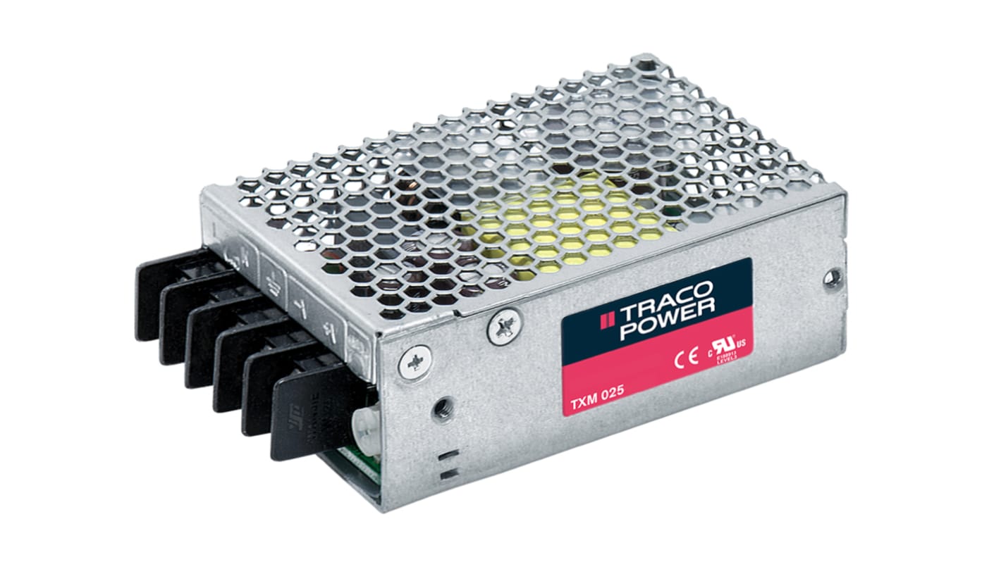 Alimentation à découpage, TRACOPOWER 25W, 1 sortie à 3.3V c.c. 6A