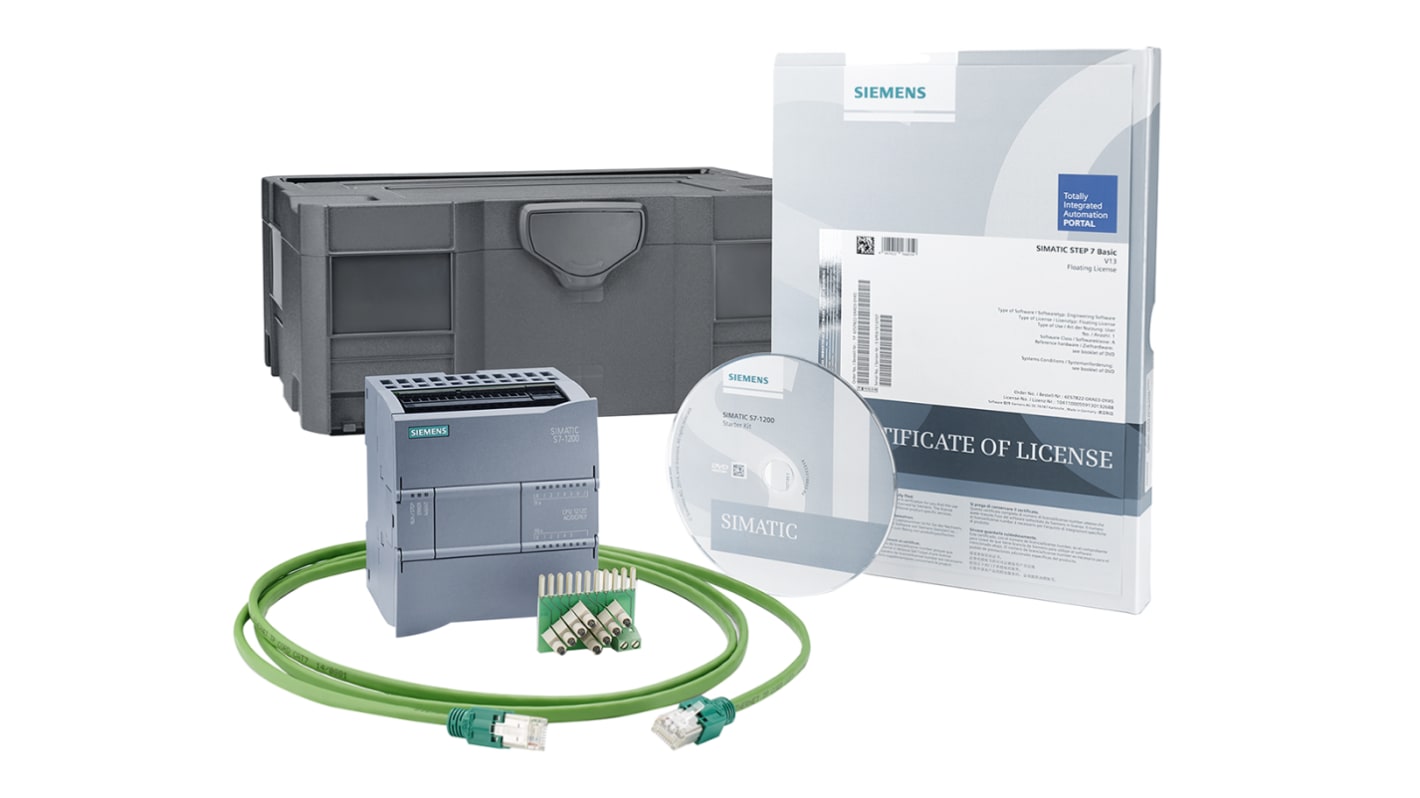 Kit de inicio Siemens, para usar con SIMATIC S7-1200 Modular Controller