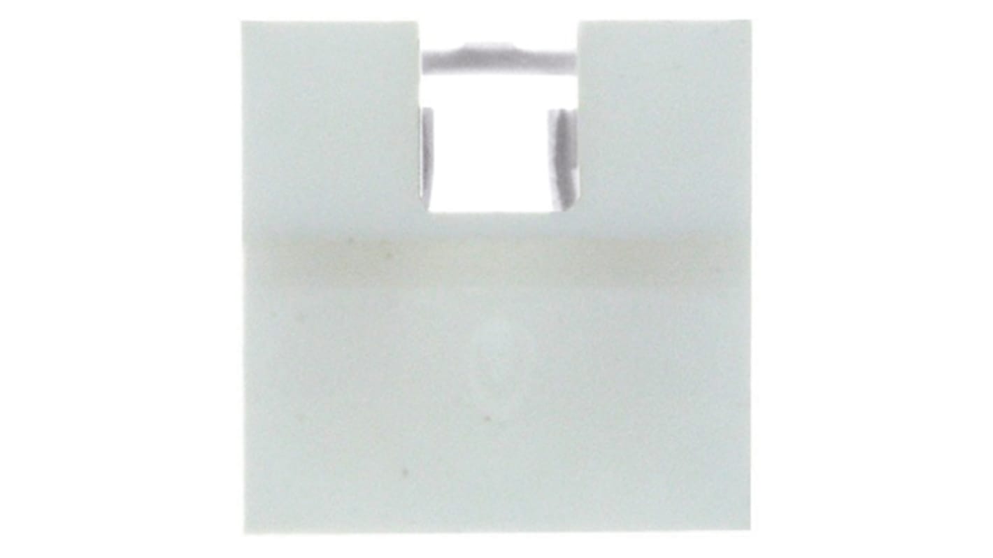 Amphenol ICC, Mini-Jump Jumper Female Straight White Open Top 2 Way 1 Row 2.54mm Pitch