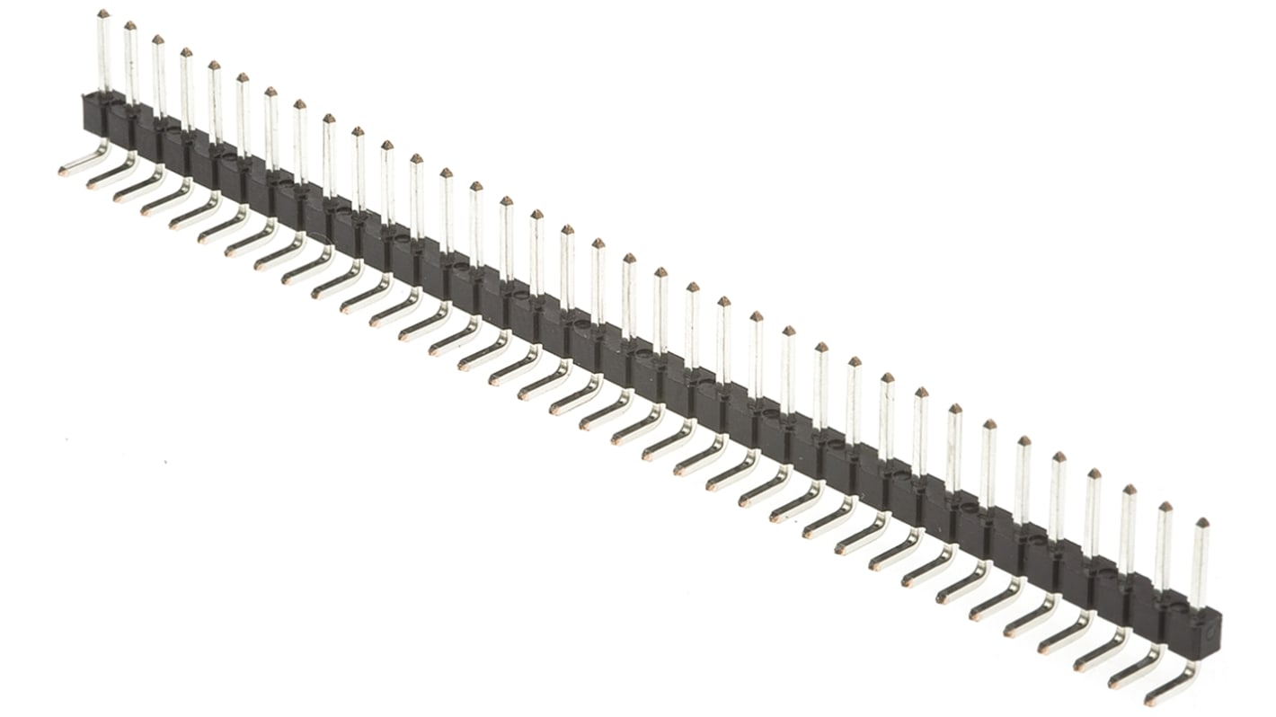 Connettore maschio Amphenol ICC, 36 vie, 1 fila, passo 2.54mm