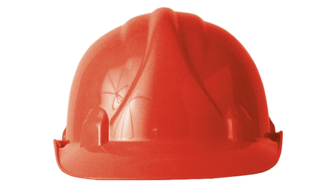 RS PRO Helm & Schutzhelm , verstellbar , HDPE, LDPE Rot