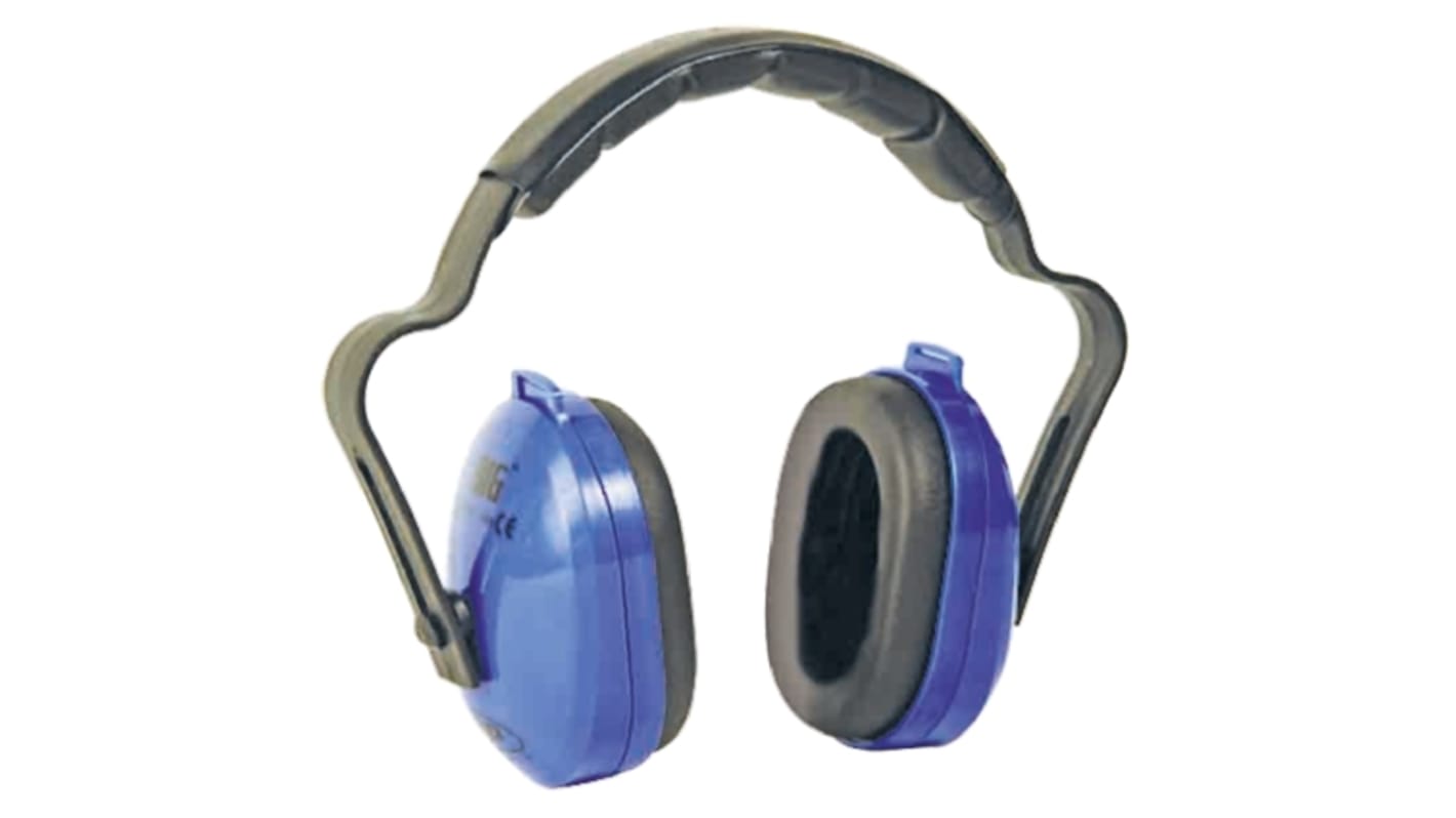 RS PRO Ear Defender with Headband, 26 → 30dB, Blue