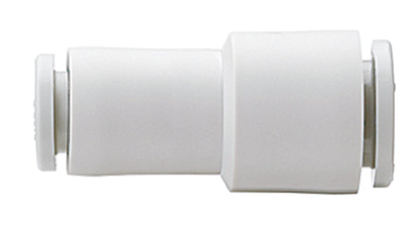 SMC KQ2 Series Straight Tube-to-Tube Adaptor, Push In 3.2 mm to Push In 6 mm, Tube-to-Tube Connection Style