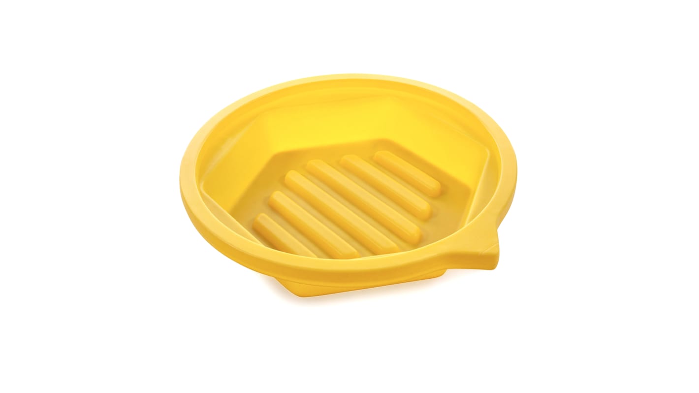 RS PRO Polyethylene Single Drum Tray for Industrial Storage