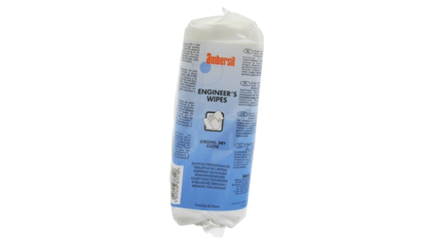 Ambersil Dry Multi-Purpose Wipes, Pack of 1