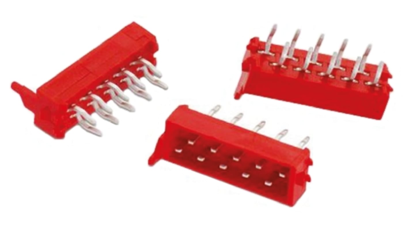 Wurth Elektronik WR-MM Series Straight Through Hole PCB Header, 10 Contact(s), 2.54mm Pitch, 2 Row(s), Shrouded