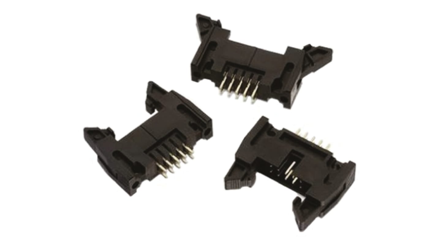 Conector macho para PCB Wurth Elektronik serie WR-BHD de 20 vías, 2 filas, paso 2.54mm, para soldar, Montaje en