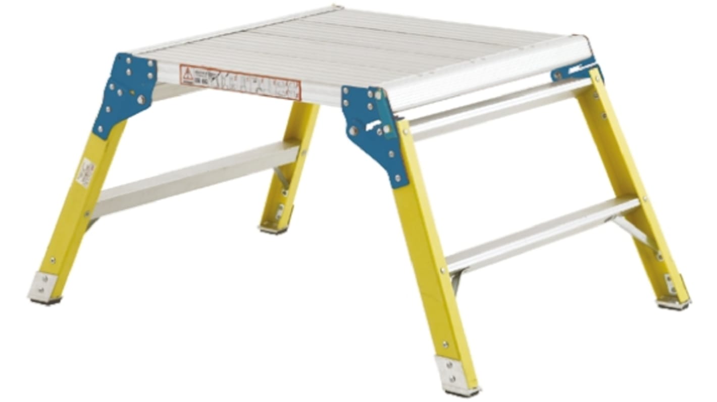 RS PRO 0.47m Fibreglass Scafolding & Work Platform, 150kg Load