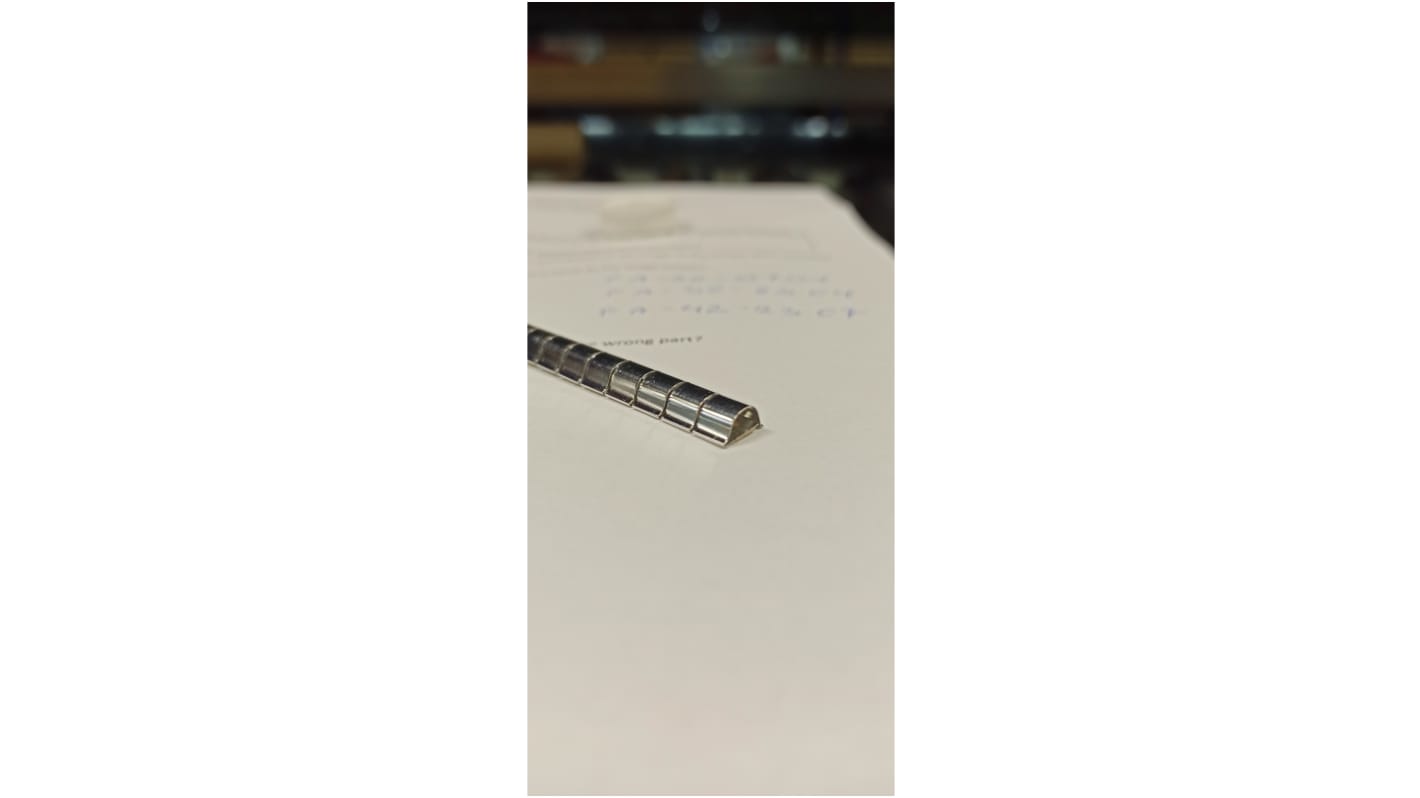 UVOX シールドストリップ,材質：ベリリウム銅,長さ：406mm,幅：8.9mm,厚さ：3.8mm
