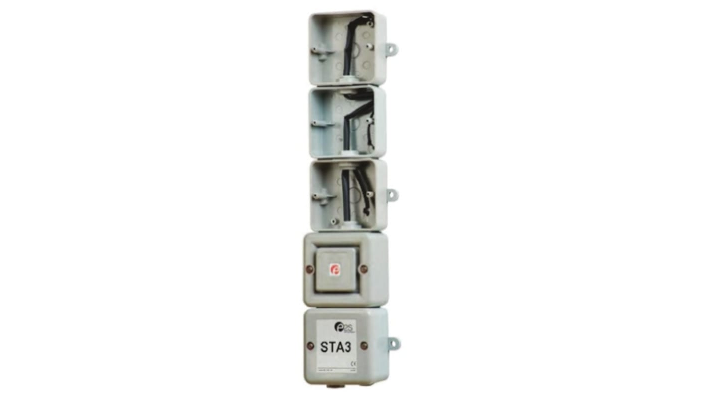 e2s STA Series Beacon Tower, 24 V dc, DC, IP66