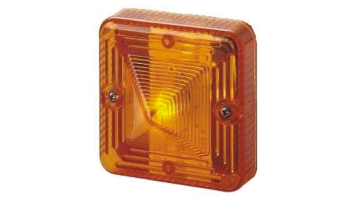 e2s ST Series Amber Multiple Effect LED Beacon, 24 V dc, LED Bulb, DC, IP66