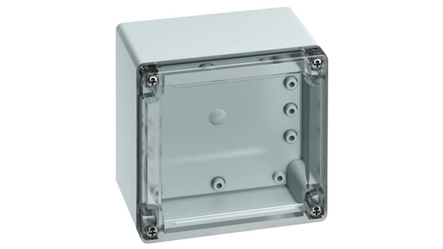 Spelsberg TG Series Grey Polycarbonate Enclosure, IP66, IP67, Grey Lid, 124 x 85 x 122mm