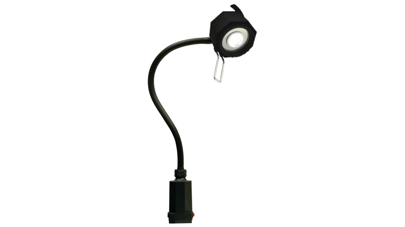 Lampada per macchinari Serious, LED, 110 → 240 V c.a., 5 W, braccio Flessibile, estensione max. 700mm