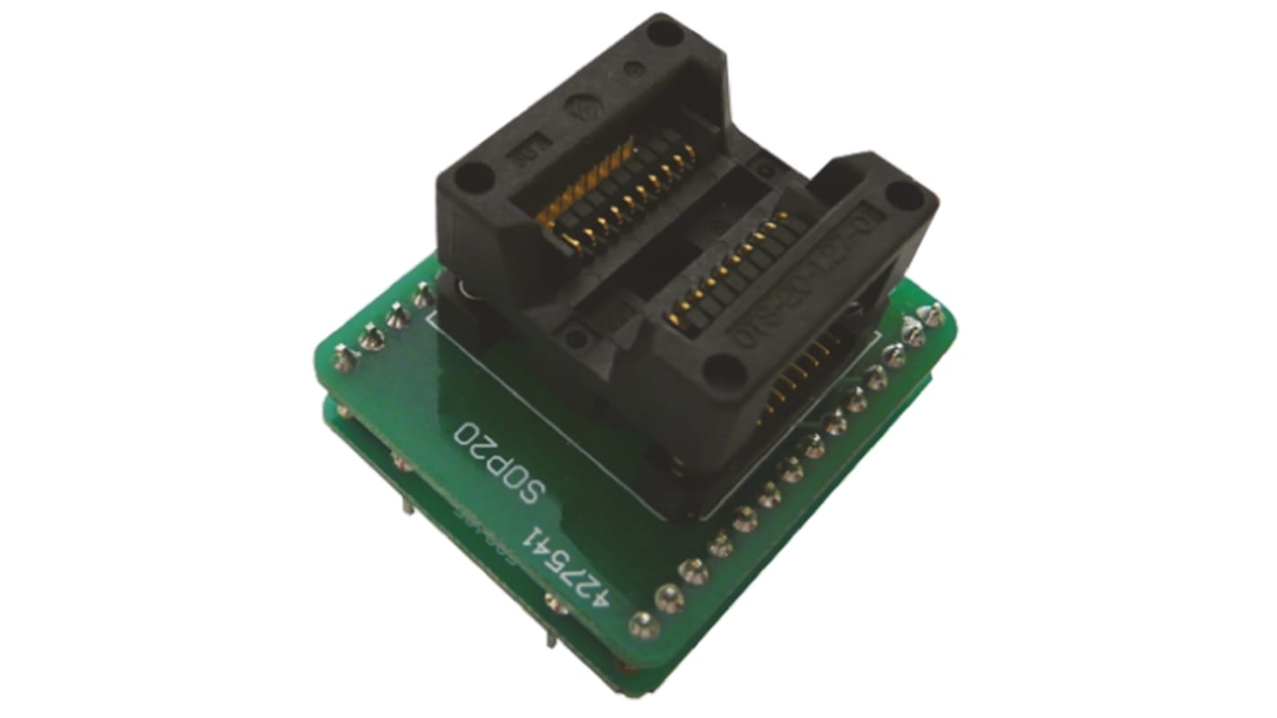 Seeit Chip-Programmieradapter, ADA-SO20-200 Steckschlüsseladapter, für AT25128, AT25256, M25P40, M25P80