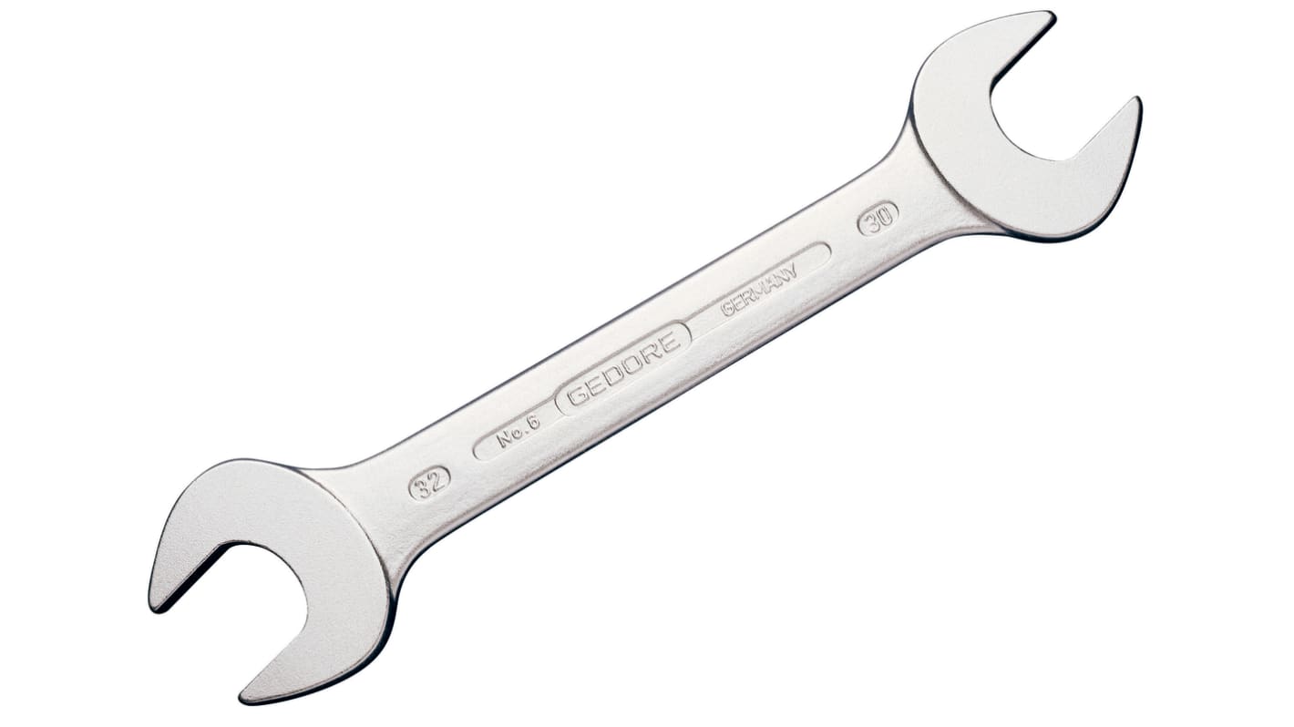 Gedore 6 Series Open Ended Spanner, 13mm, Metric, Double Ended, 188 mm Overall