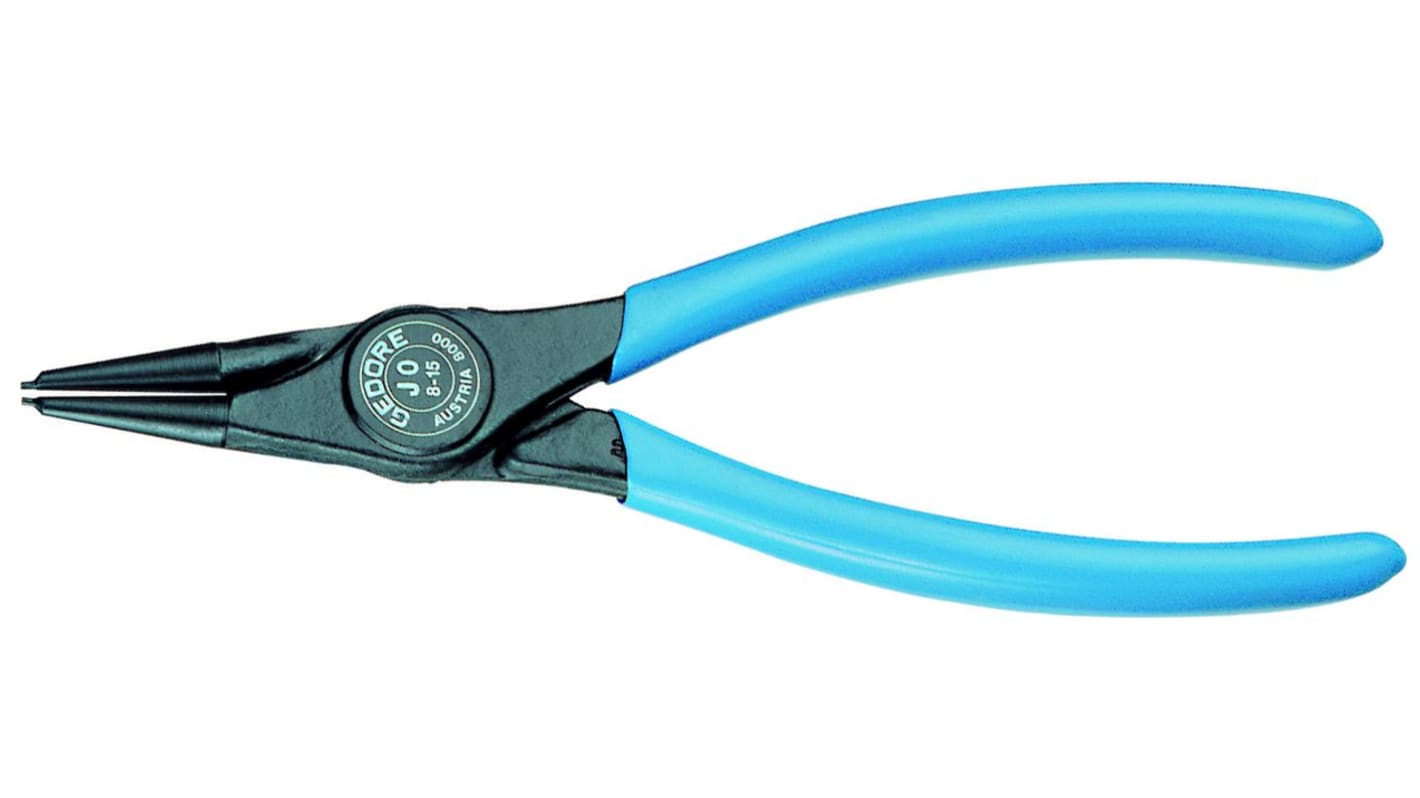 Gedore Circlip Pliers, 322 mm Overall, Straight Tip, 84.5mm Jaw