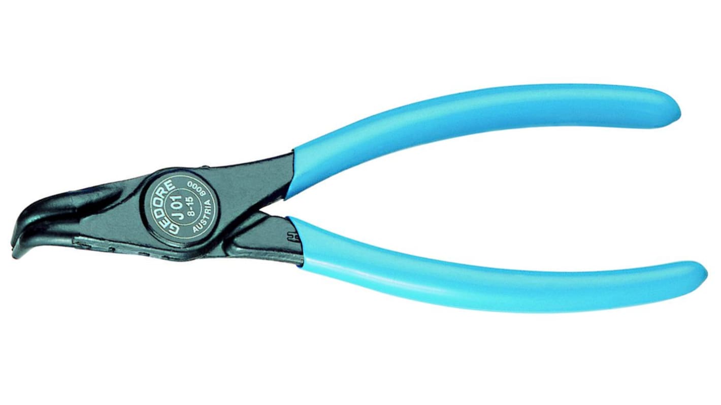 Gedore Pliers, 129 mm Overall, Bent Tip