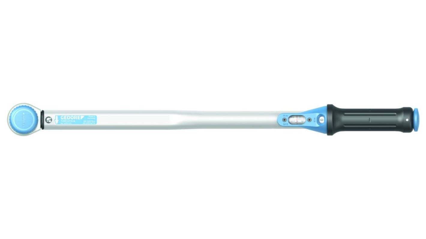 Gedore Click Torque Wrench, 40 → 200Nm, 1/2 in Drive, Square Drive