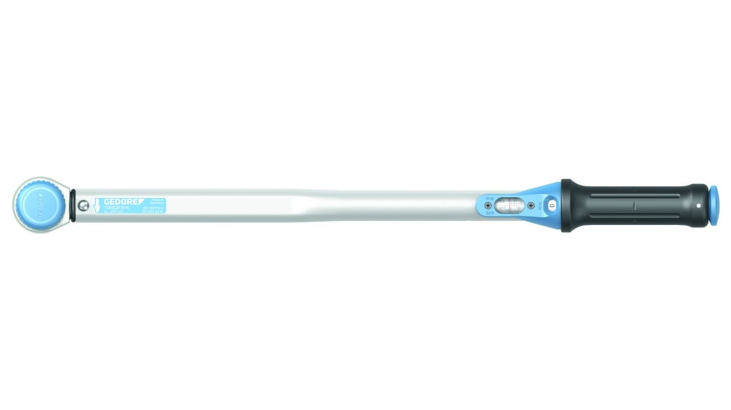 455030 Gedore Click Torque Wrench, 60 → 300Nm, 1/2 in Drive, Square